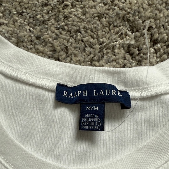 Ralph Lauren Classic White Tee - Picture 3 of 4
